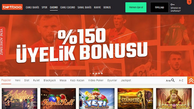 Betboo Casino Bonusu, Betboo Freespin, Para Yatırma Bonusu